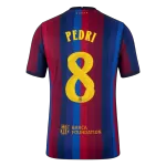 PEDRI #8 Barcelona Home Match Jersey Player Version 2026/27 - minejerseys