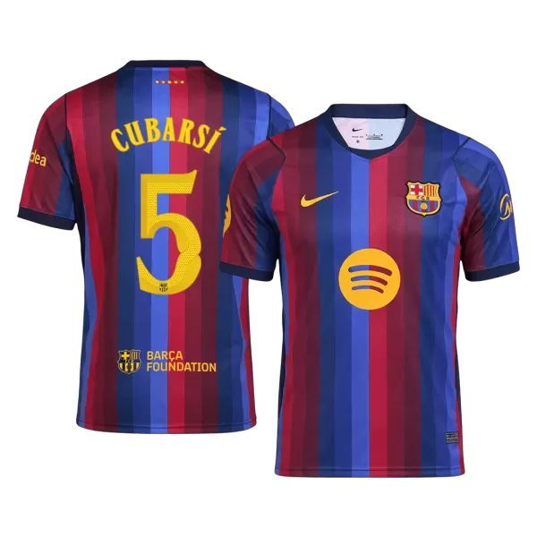 CUBARSÍ #5 Barcelona Home Jersey 2026/27 - minejerseys