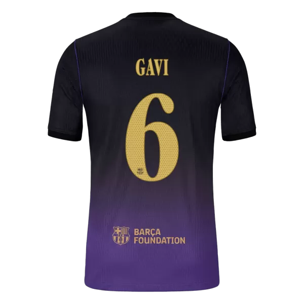 GAVI #6 Barcelona Away Match Jersey Player Version 2026/27 - UCL Font - minejerseys