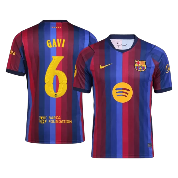 GAVI #6 Barcelona Home Jersey 2026/27 - minejerseys