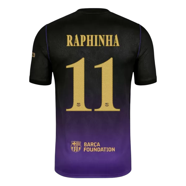RAPHINHA #11 Barcelona Away Jersey 2026/27 - UCL Font - minejerseys