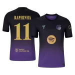 RAPHINHA #11 Barcelona Away Match Jersey Player Version 2026/27 - minejerseys