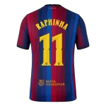 RAPHINHA #11 Barcelona Home Match Jersey Player Version 2026/27 - minejerseys