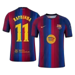 RAPHINHA #11 Barcelona Home Match Jersey Player Version 2026/27 - minejerseys