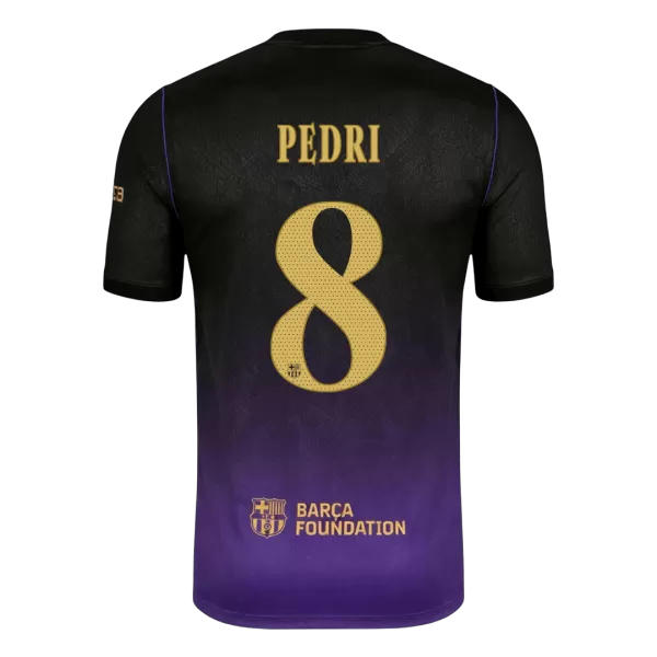 PEDRI #8 Barcelona Away Jersey 2026/27 - UCL Font - minejerseys