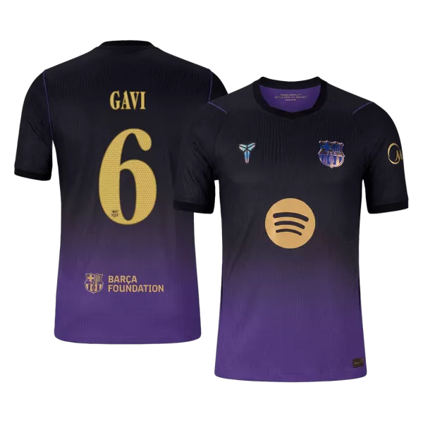 GAVI #6 Barcelona Away Match Jersey Player Version 2026/27 - minejerseys