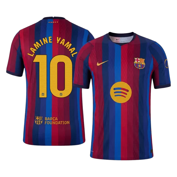 LAMINE YAMAL #10 Barcelona Home Match Jersey Player Version 2026/27 - minejerseys