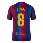 PEDRI #8 Barcelona Home Match Jersey Player Version 2026/27 - minejerseys