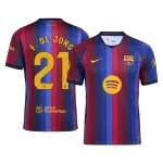 F. DE JONG #21 Barcelona Home Jersey 2026/27 - minejerseys