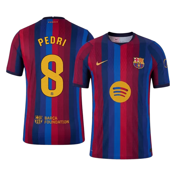 PEDRI #8 Barcelona Home Match Jersey Player Version 2026/27 - minejerseys