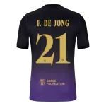 F. DE JONG #21 Barcelona Away Match Jersey Player Version 2026/27 - minejerseys