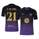 F. DE JONG #21 Barcelona Away Match Jersey Player Version 2026/27 - minejerseys