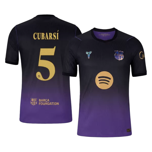 CUBARSÍ #5 Barcelona Away Match Jersey Player Version 2026/27 - minejerseys