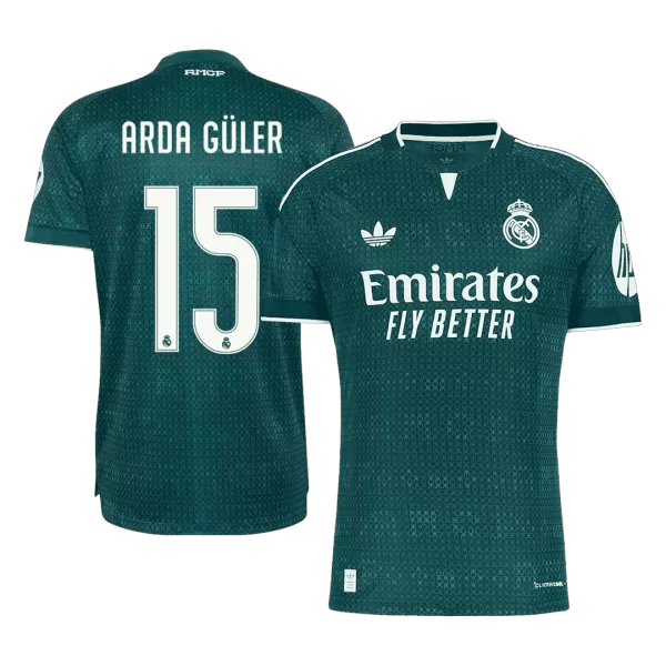ARDA GÜLER #15 Real Madrid Away Match Jersey Player Version 2026/27 - minejerseys