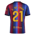 F. DE JONG #21 Barcelona Home Jersey 2026/27 - minejerseys