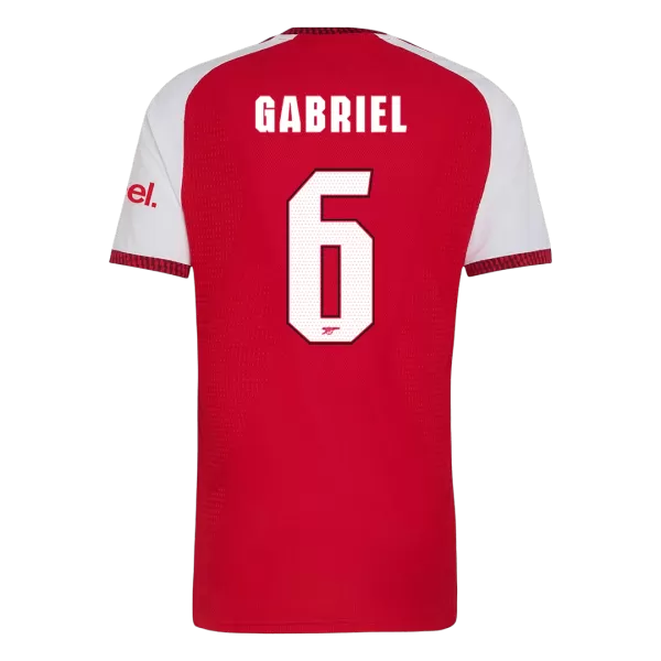 GABRIEL #6 Arsenal Home Match Jersey Player Version 2026/27 - UCL Font - minejerseys