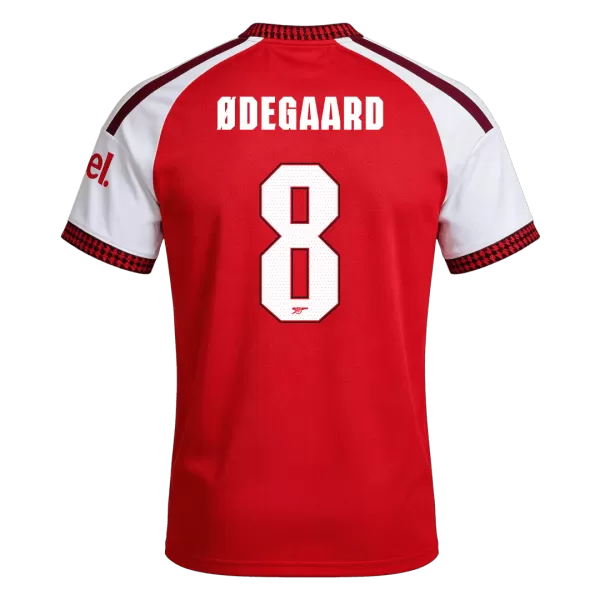 ØDEGAARD #8 Arsenal Home Jersey 2026/27 - UCL Font - minejerseys