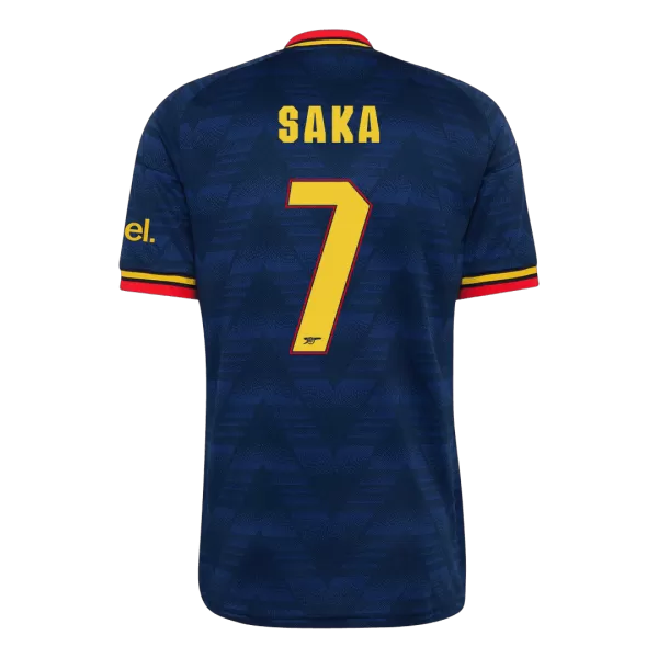 SAKA #7 Arsenal Away Jersey 2026/27 - UCL Font - minejerseys