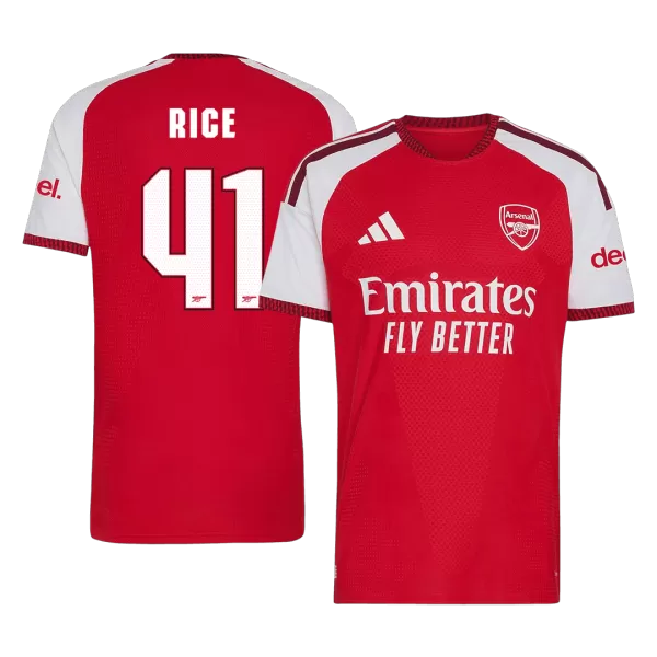 RICE #41 Arsenal Home Match Jersey Player Version 2026/27 - minejerseys