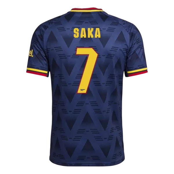 SAKA #7 Arsenal Away Match Jersey Player Version 2026/27 - UCL Font - minejerseys