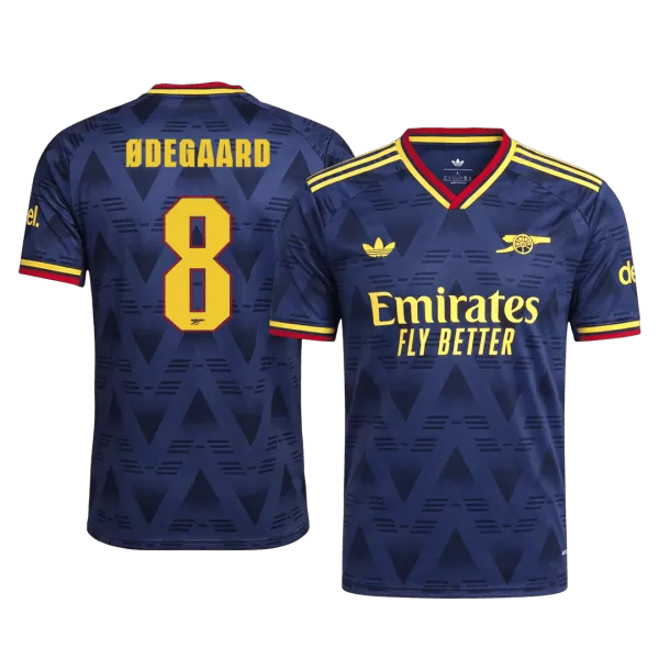 ØDEGAARD #8 Arsenal Away Match Jersey Player Version 2026/27 - minejerseys