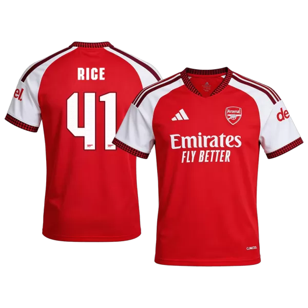 RICE #41 Arsenal Home Jersey 2026/27 - minejerseys