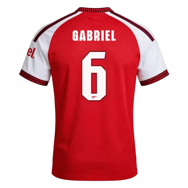 GABRIEL #6 Arsenal Home Jersey 2026/27 - UCL Font - minejerseys