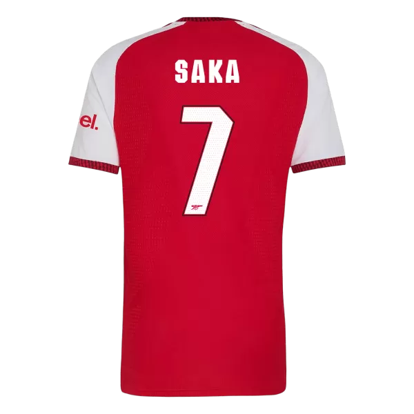 SAKA #7 Arsenal Home Match Jersey Player Version 2026/27 - UCL Font - minejerseys