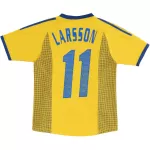 LARSSON #11 Retro Sweden Home Jersey World Cup 2002 - minejerseys