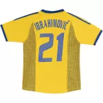 Ibrahimović #21 Retro Sweden Home Jersey World Cup 2002 - minejerseys