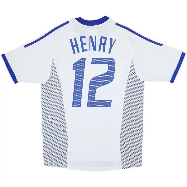 HENRY #12 Retro France Away Jersey World Cup 2002 - minejerseys