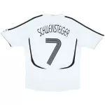 Schweinsteiger #7 Retro Germany Home Jersey World Cup 2006 - minejerseys