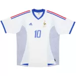 ZIDANE #10 Retro France Away Jersey World Cup 2002 - minejerseys