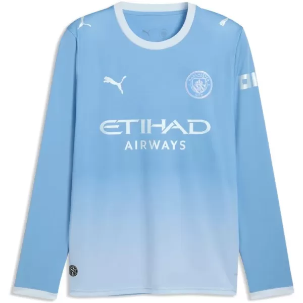 Manchester City Home Long Sleeve Jersey 2026/27 - minejerseys