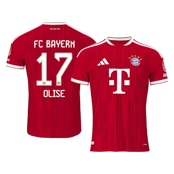 OLISE #17 Bayern Munich Home Match Jersey Player Version 2026/27 - minejerseys
