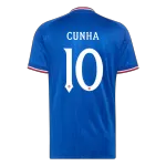 CUNHA #10 Manchester United Away Match Jersey Player Version 2026/27 - minejerseys