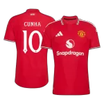 CUNHA #10 Manchester United Home Match Jersey Player Version 2026/27 - minejerseys