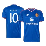 CUNHA #10 Manchester United Away Match Jersey Player Version 2026/27 - minejerseys