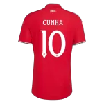 CUNHA #10 Manchester United Home Match Jersey Player Version 2026/27 - minejerseys