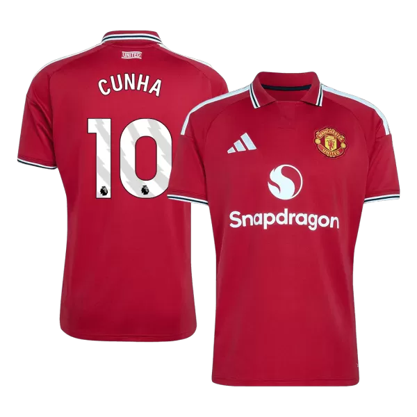 CUNHA #10 Manchester United Home Jersey 2026/27 - minejerseys