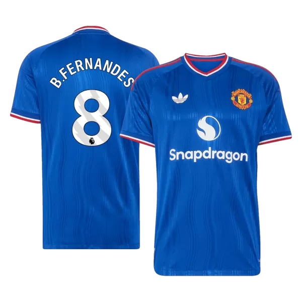 B. FERNANDES #8 Manchester United Away Match Jersey Player Version 2026/27 - minejerseys