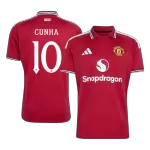 CUNHA #10 Manchester United Home Jersey 2026/27 - minejerseys
