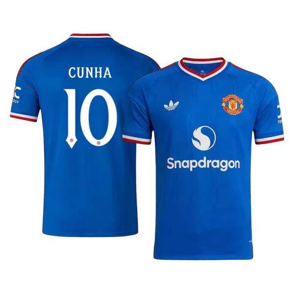 CUNHA #10 Manchester United Away Jersey 2026/27 - minejerseys