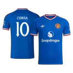 CUNHA #10 Manchester United Away Jersey 2026/27 - minejerseys