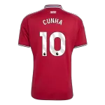 CUNHA #10 Manchester United Home Jersey 2026/27 - minejerseys