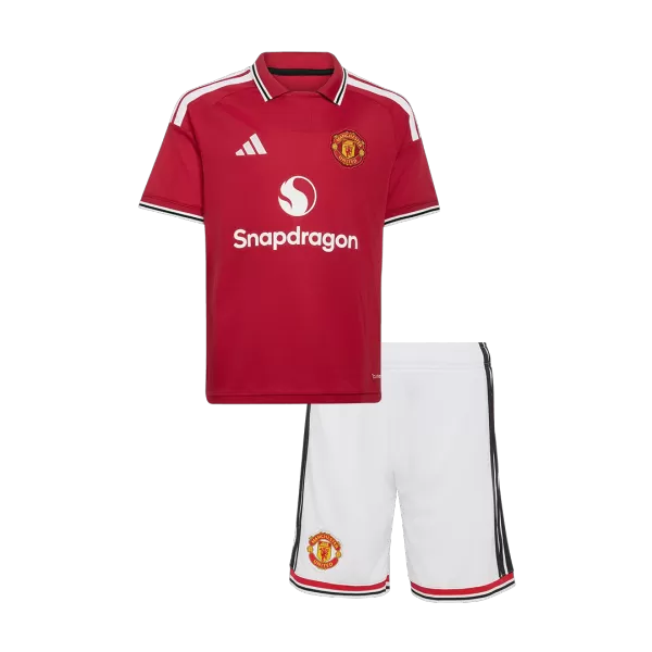 Kids Manchester United Home Jersey Kit 2026/27 - minejerseys