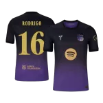 RODRIGO #16 Barcelona Away Match Jersey Player Version 2026/27 - minejerseys