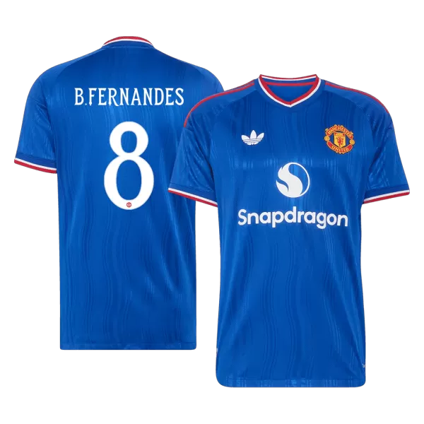 B. FERNANDES #8 Manchester United Away Match Jersey Player Version 2026/27 - minejerseys
