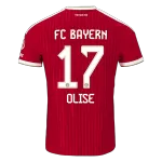 OLISE #17 Bayern Munich Home Match Jersey Player Version 2026/27 - minejerseys