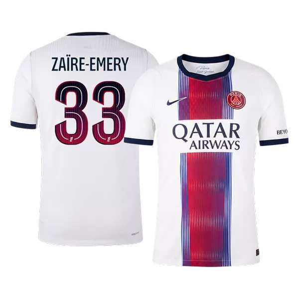 ZAÏRE-EMERY #33 PSG Away Match Jersey Player Version 2026/27 - minejerseys
